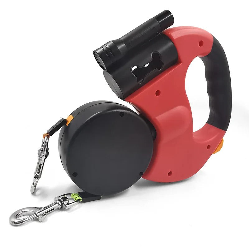 Retractable Double Dog Leash